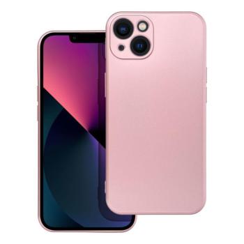 iPhone 15 Pro Max (6.7&quot;) hátlap tok, TPU tok, rózsaszín, Metallic kép