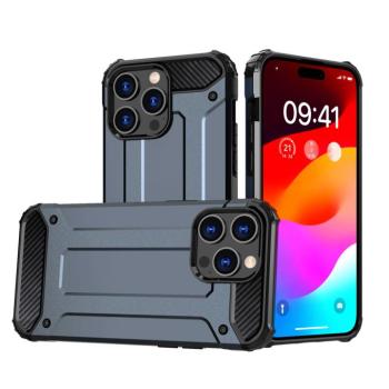 iPhone 15 Pro Max hibrid Armor tok - kék kép