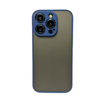 iPhone 15 Pro Max műanyag tok, kék, zöld kép