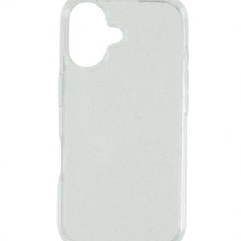 Iphone 16 csillámos szilikon hátlap, Átlátszó kép