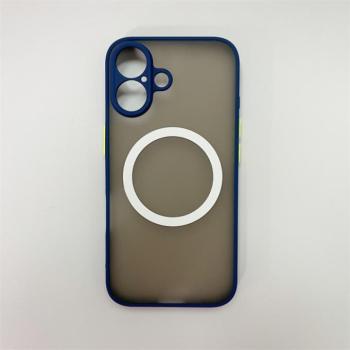 iPhone 16 mágneses műanyag tok, kék-zöld kép