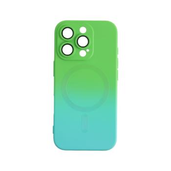 iPhone 16 Pro Max mágneses design tok, Kék-Zöld kép