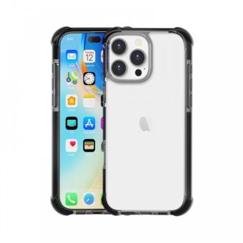 iPhone 16 Pro Max ütésálló szilikon hátlap, Fekete kép