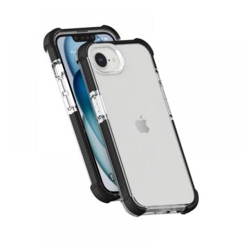 iPhone 16e ütésálló szilikon hátlap, Fekete kép
