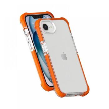 iPhone 16e ütésálló szilikon hátlap, Narancs kép