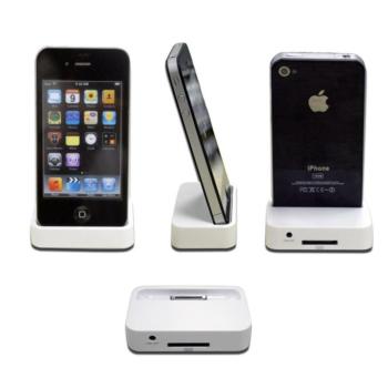 iPhone 4 4G 4S 4GS fehér dokkoló kép