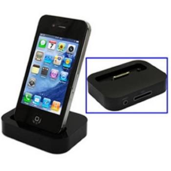iPhone 4 4G 4S 4GS fekete dokkoló kép