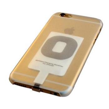 iPhone 5 5S 6S (4.7&quot;) 6 6S Plus (5,5&quot;) 800mAh fehér vezeték nélküli (Wireless) töltő vevő kép