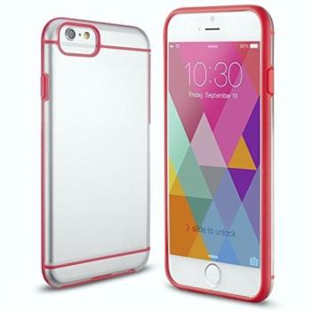 iPhone 6 6S (4,7&quot;) piros TPU kemény hybrid hátlap tok kép
