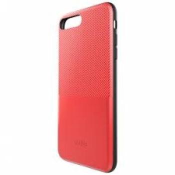 iPhone 6S Plus (5,5&quot;) hátlap tok, műanyag tok, bankkártya tartós, carbon prémium, piros, Dotfes G02 kép