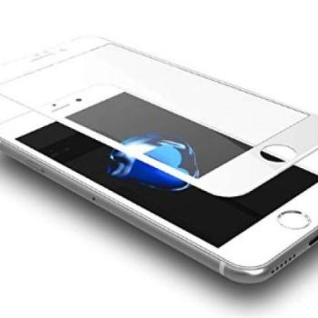 iPhone 7 Plus / 8 Plus (5,5&quot;) előlapi fólia, műanyag (PET), fehér, ívelt, 0,23mm, Joway BHM17 kép