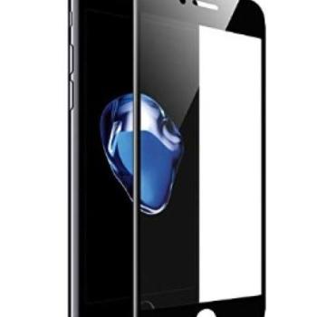iPhone 7 Plus / 8 Plus (5,5&quot;) előlapi fólia, műanyag (PET), fekete, ívelt, 0,23mm, Joway BHM17 kép