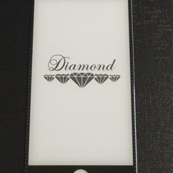iPhone 7 Plus / 8 Plus (5,5&quot;) előlapi üvegfólia, 3D, fekete-kék, Diamond kép