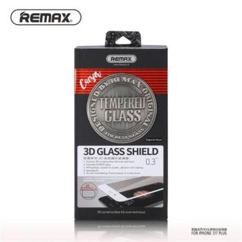 iPhone 7 Plus / 8 Plus (5,5&quot;) előlapi üvegfólia, 3D, piros, Remax GL-04 kép