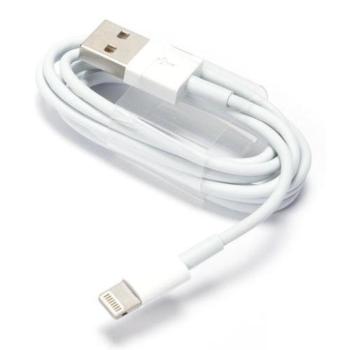 iPhone 8pin adatkábel, 1M, fehér, magas minőségű, MD818ZM/A kép