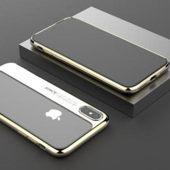 iPhone X / XS (5,8&quot;) hátlap tok, TPU tok, ezüst / átlátszó, Joway BHK37 kép