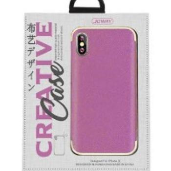 iPhone X / XS (5,8&quot;) hátlap tok, TPU tok, rózsaszín, Joway BHK39 kép