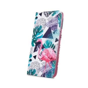 iPhone XS Max (6,5&quot;) &quot;Flamingo&quot; szilikon keretes könyvtok kép