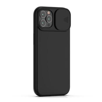iPhone14 Pro Max TPU+PC csúsz. kamerav. tok,Fekete kép