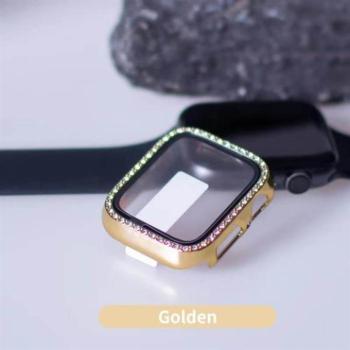 iWatch 1/2/3 38mm Lito S+ Köves Üveg Előlap - Arany kép