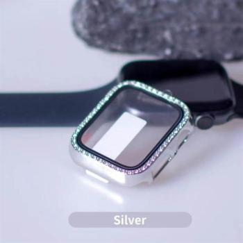 iWatch 1/2/3 38mm Lito S+ Köves Üveg Előlap - Ezüst kép