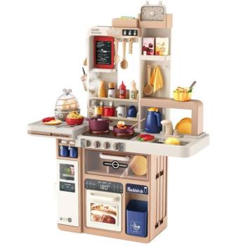 Játékkonyha, barna kép