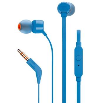 JBL T110 fülhallgató SZTEREO (3.5mm jack, felvevő gomb, lapos kábel) KÉK CAT S60, Evolveo Strongphone Q5, Blackberry DTEK50 , Vodafone Smart turbo 7 (VFD500), HTC Desire 825, Asus Zenfone 3 5.5 ( kép