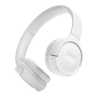 JBL TUNE 520BT bluetooth fejhallgató SZTEREO (v5.3, mikrofon, multipoint, összehajtható) FEHÉR kép