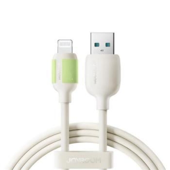 JOYROOM adatkábel (USB - lightning, 3A, gyorstöltő, 200cm) BÉZS kép