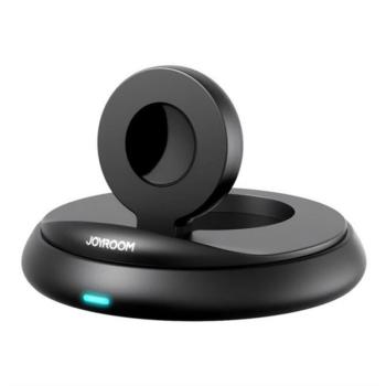 JOYROOM asztali töltő (3W, wireless, mágneses, Apple Watch töltő) FEKETE Apple Watch Series 5 44mm, Watch Series 5 40mm, Watch Series 4 44mm kép