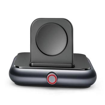 JOYROOM asztali töltő (5W, wireless, mágneses, Apple Watch töltő + Type-C kábel) FEKETE kép