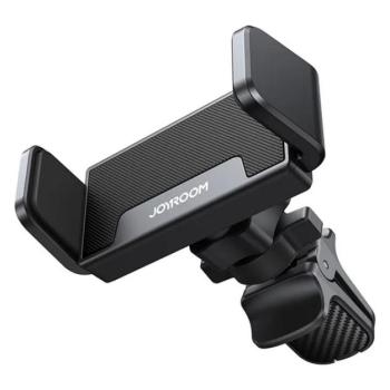 JOYROOM autós tartó (szellőzőre, 360°, 4.5-6.7&quot; méret) FEKETE OnePlus Open, Xiaomi Poco M6 Pro LTE, Xiaomi Redmi Note 13 5G kép