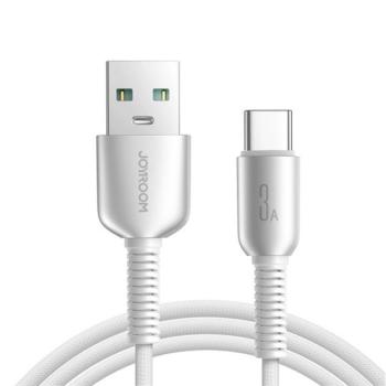 JOYROOM CUTTING-EDGE adatkábel (USB - Type-C, 3A, gyorstöltő, 120cm) SZÜRKE kép