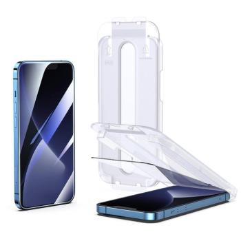 Joyroom Easy Fit Full Screen edzett üveg tartóval iPhone 14 Plus (6.7 &quot;) (JR-DH11)  kép