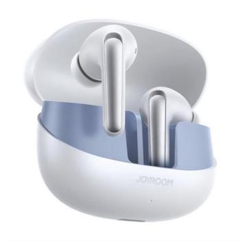 JOYROOM FUNPODS bluetooth fülhallgató SZTEREO (v5.4, TWS, mikrofon, aktív zajszűrő, IP54, cseppálló + töltőtok) FEHÉR kép