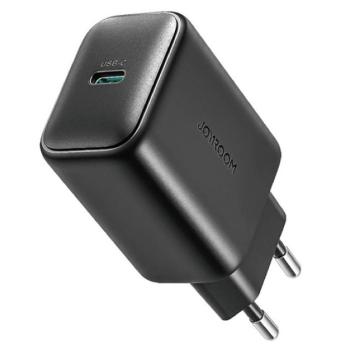 JOYROOM hálózati töltő Type-C aljzat (25W, PD gyorstöltő 3.0) FEKETE kép