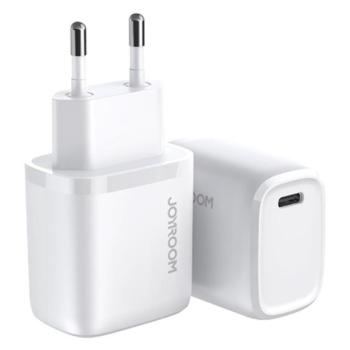 JOYROOM hálózati töltő Type-C aljzat (5V / 3000 mA, 20W, túlmelegedés védelem, PD gyorstöltés támogatás) FEHÉR Apple iPhone 7 4.7, Apple iPhone 7 Plus 5.5, Asus Zenfone 3 5.5 (ZE552KL), Ho kép