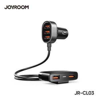 Joyroom JR-CL05 72W QC 3.0 5xUSB Autós Multi Töltőfej - Fekete kép
