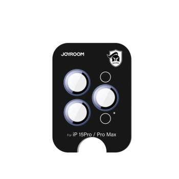 Joyroom JR-MFY0253 kamera lencse védő fólia kék szegéllyel iPhone 15 Pro/15 Pro Max kép
