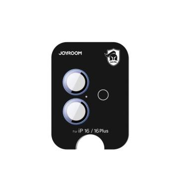 Joyroom JR-MFY0257 kamera lencse védő fólia kék szegéllyel iPhone 16/16 Plus kép