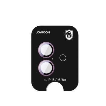 Joyroom JR-MFY0259 kamera lencse védő fólia rózsaszín szegéllyel iPhone 16/16 Plus kép