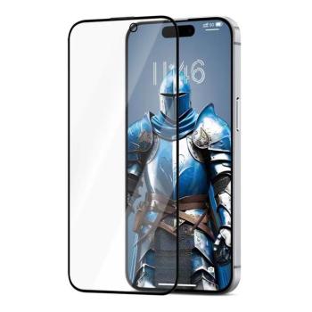 Joyroom JR-MKN0313 Corning Eyecare kékfényszűrős edzett üveg fekete szegéllyel iPhone 15 Plus/16 Plus kép