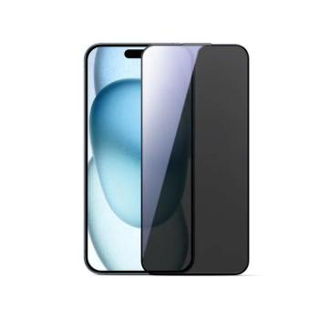 Joyroom JR-MLG0282 2.5D porálló betekintésvédett edzett üveg fekete szegéllyel iPhone 15 Plus/16 Plus kép