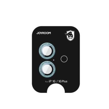 Joyroom JR-MSF0301 kamera lencse védő fólia zöld szegéllyel iPhone 16/16 Plus kép