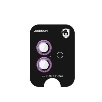 Joyroom JR-MSF0302 kamera lencse védő fólia rózsaszín szegéllyel iPhone 16/16 Plus kép