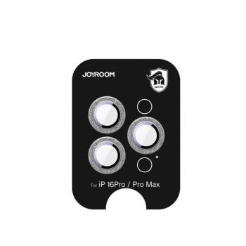 Joyroom JR-MSF0304 kamera lencse védő fólia ezüst színű szegéllyel iPhone 16 Pro/16 Pro Max kép