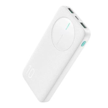Joyroom JR-PBF12 powerbank 10000mAh 2.4A 2x USB-A 1x USB-C - fehér kép
