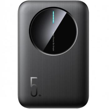 Joyroom JR-PBF13 Powerbank / külső akkumulátor LED, USB-C-USB-A port, 5000mAh, 12W, 2,4A, fekete kép