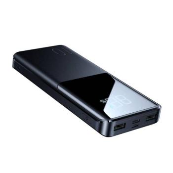 Joyroom JR-QP191 powerbank 2xUSB-A és 1xUSB-C csatlakozással 10000mAh 22.5W - fekete kép