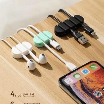 JOYROOM JR-ZS209 2in1 Kábel Elvezető Adapter - Fekete kép